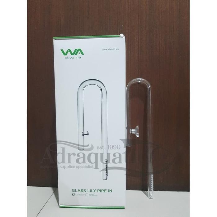 VIVARIA GLASS LILY PIPE INFLOW 12/16 IN 13MM PIPA FILTER CANISTER