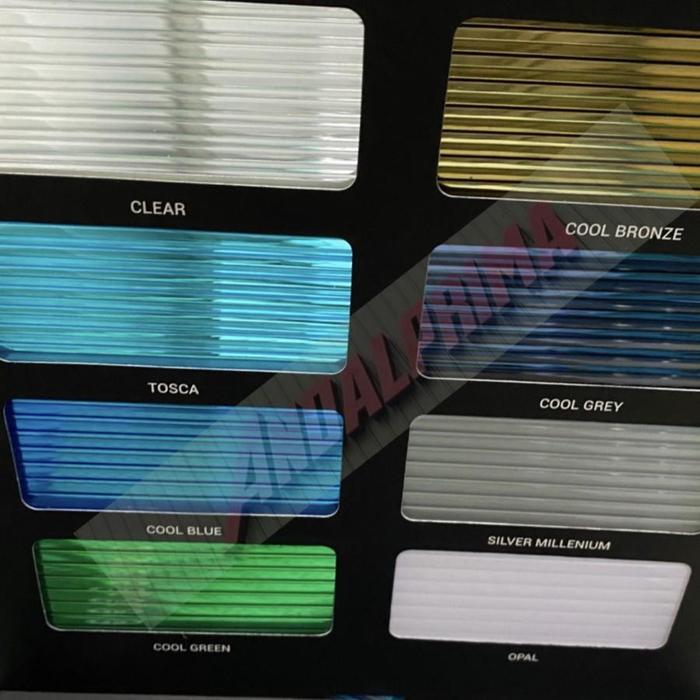 Polycarbonate 5mm TwinLite - Atap Fiber Polycarbonate - Andal Prima ID Gratis Ongkir