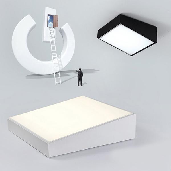 15W CREATIVE LED CEILING LIGHT SIMPLE SQUARE LAMP MOUNTED