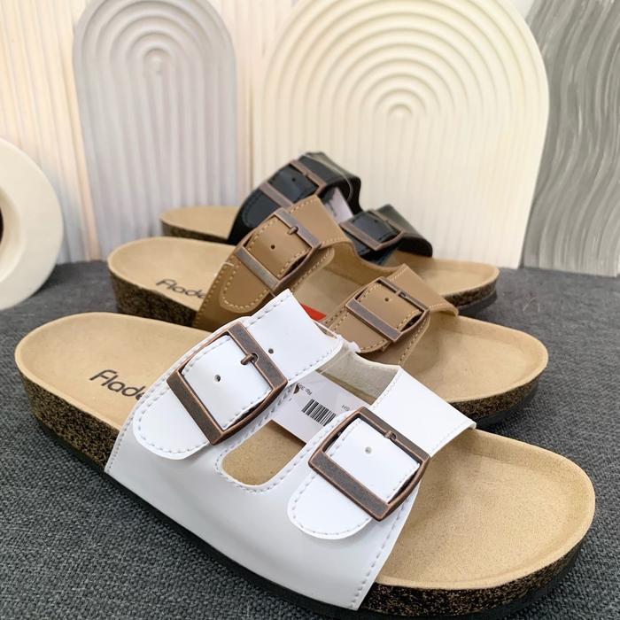 Sendal Teplek Fladeo Wanita Ringan Anti Slip (Puyuh) Cewek Tbk