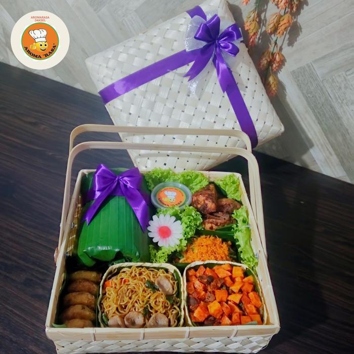 Nasi Liwet Gulung/Nasi kotak/5 porsi