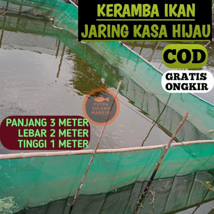 Keramba Jaring Apung Hapa Ikan 3X2X1 Karamba Tanjaran Sortir Plus Tali