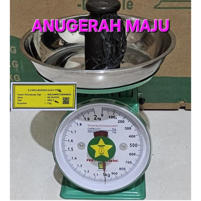 Timbangan Duduk Jarum 2 Kg Vietnam Qlty/Timbangan Manual Renkmhe 2 Kg