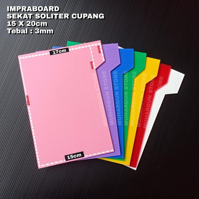 [] Sekat Soliter Cupang Standar Kontes Bahan Impraboard / Infraboard 3mm