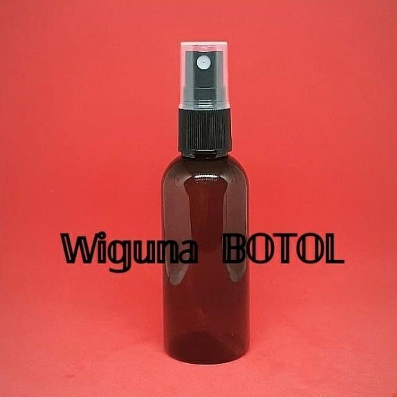 Botol Amber 60 ML spray hitam / Botol spray 60ml amber