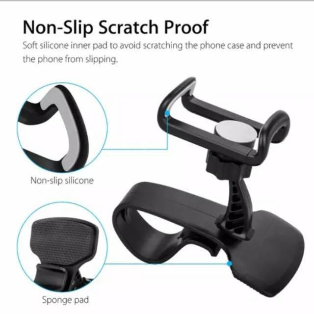 DASHBOARD PHONE HOLDER / JEPITAN MOUNT HP 360 MOBIL MOBILIO