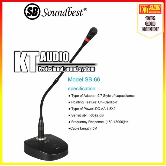 MIC MEJA - MICROPHONE PODIUM PANGGILAN SOUNDBEST SB 66
