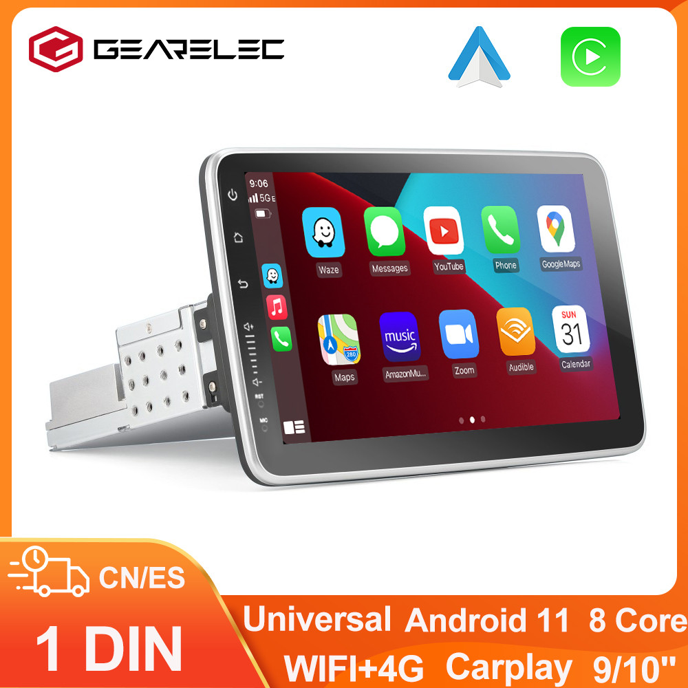 Universal 9/ 10inch Touch Screen 1 Din Car Multimedia Auto Radio Autoradio Stereo Video Player GPS W