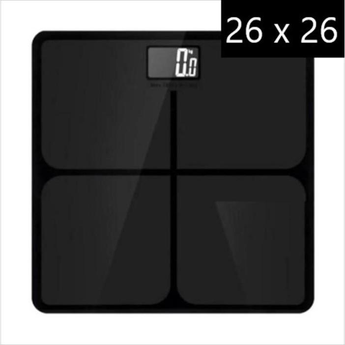 Cod Pinzy Timbangan Badan Digital 180Kg Hitam - Pengukur Berat Badan Digital Gratis Baterai Tbk