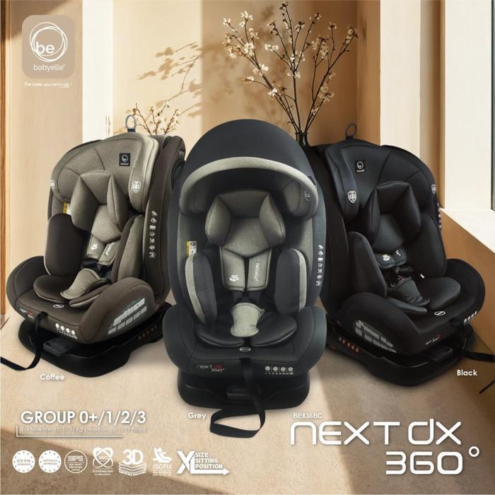 Babyelle Next 360 Rotate Isofix Car Seat /Babyelle Next Dx 360 Rotate Isofix Car Seat