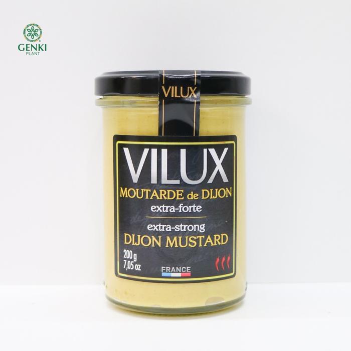 VILUX DIJON MUSTARD ORIGINAL RECIPE / EXTRA STRONG DIJON MUSTARD - 200 G