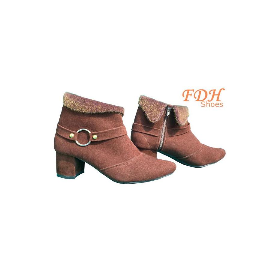 Aerostreet - Sepatu Boots Wanita Hak Tinggi 5 Cm 07