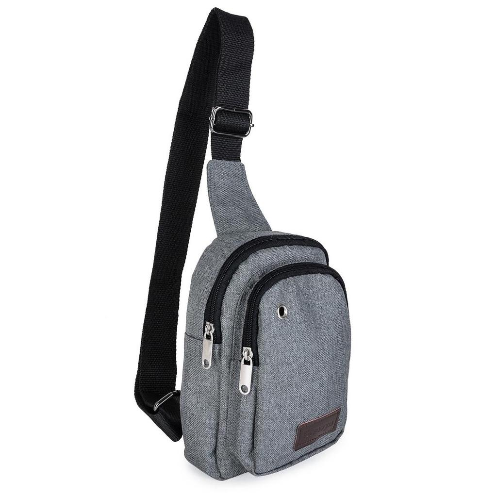 Aerostreet - Brewyn Mens Sling Bag / Brewyn Tas Selempang Kanvas Polyester Pria
