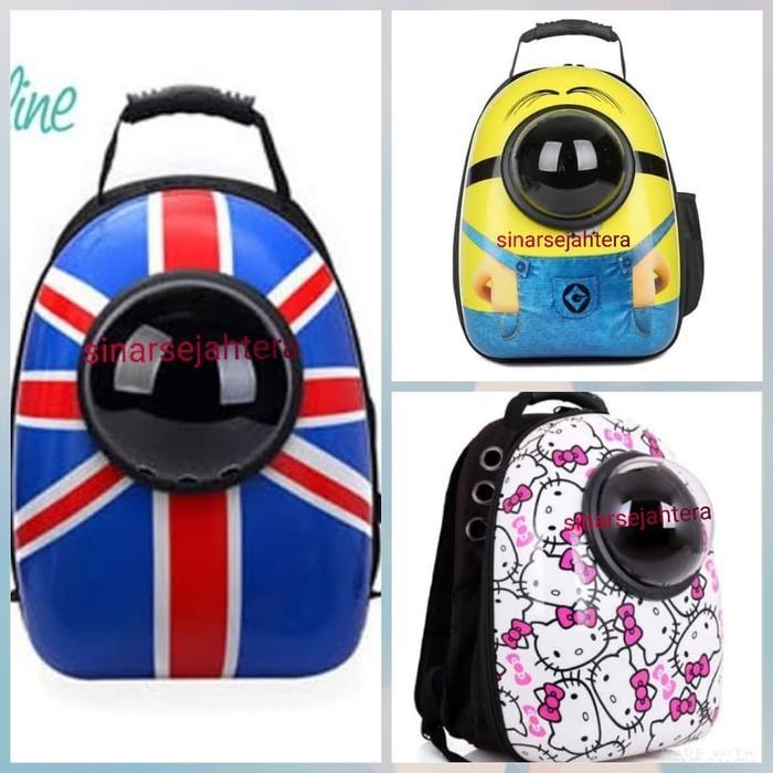 Tas Astronot Kucing / Anjing Berkarakter - Ransel untuk Membawa Hewan