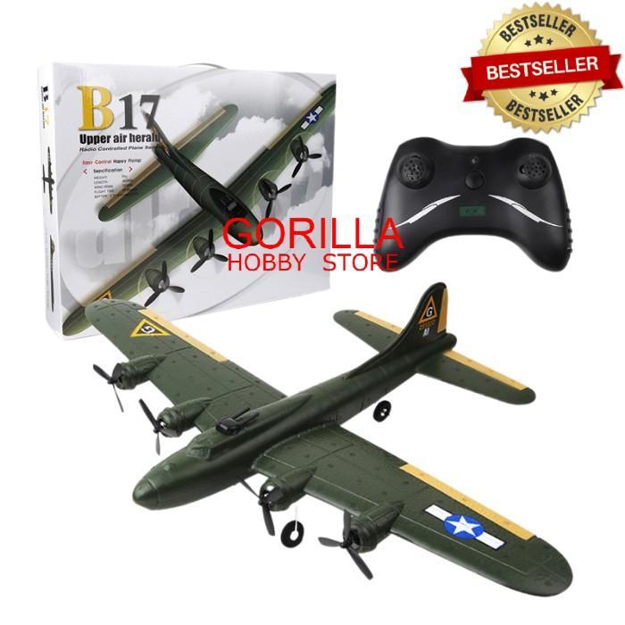 B17 BOMBER PESAWAT RC FX817 RC AIRPLANE PESAWAT PEMBOM B17 RTF 2.4GHZ