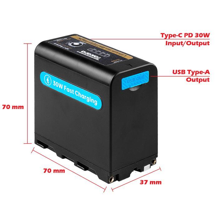 TAKARA BATTERY FOR SONY NP-F970 F990T F960 F770 F550 BATERAI ORIGINAL QUALITY