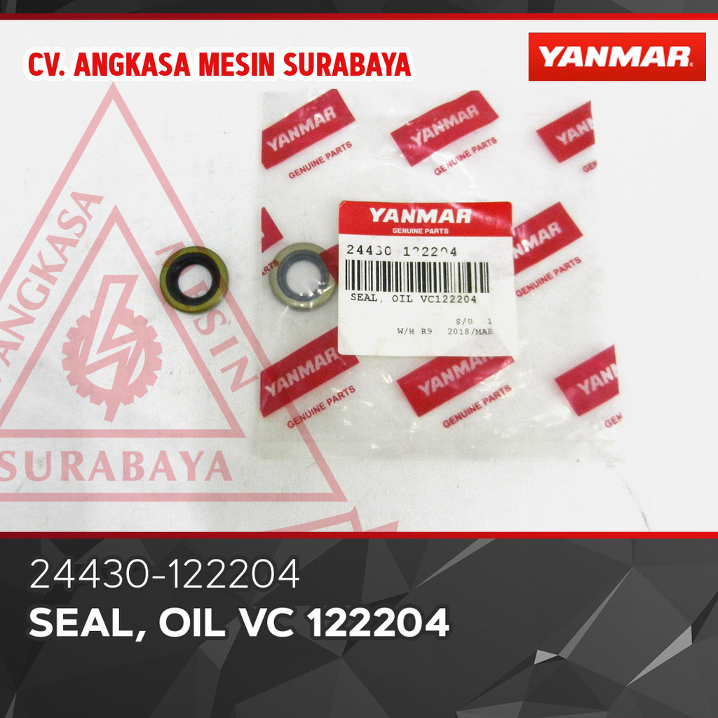 Spare Part Yanmar Agri HW 100% Original Yanmar| 24430-122204 |Seal Oil VC122204