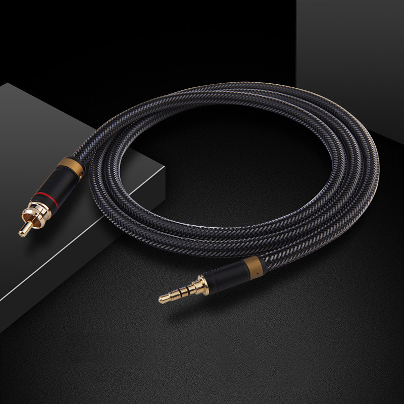 HIFI audio 3.5mm four-section 75 ohm digital coaxial cable Fiio X7/X3K/X5K second generation