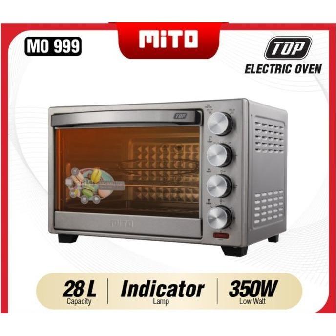 F MITOCHIBA Oven Listrik 28 Liter - MO999 - SILVER