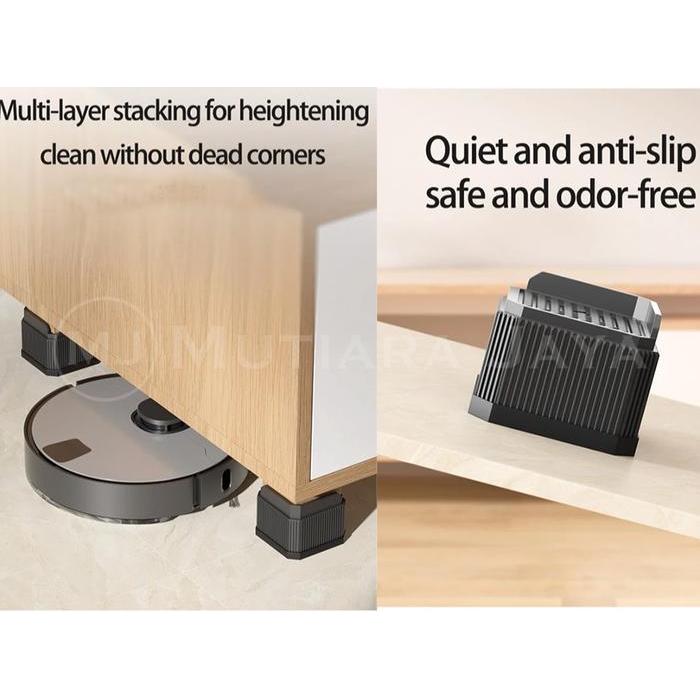 PLATO Peninggi Penambah Tinggi Ganjalan Kaki Meja Laci Sofa Lemari Kursi Furniture