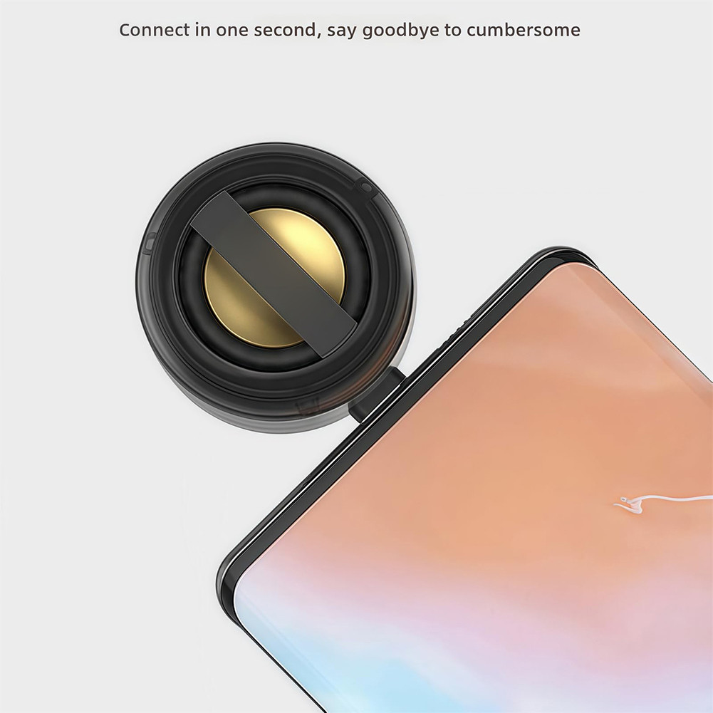 Portable Mini Speaker Universal Type-C/3.5mm Plug in Jack Mini Sound Box Mobile Phone Speaker