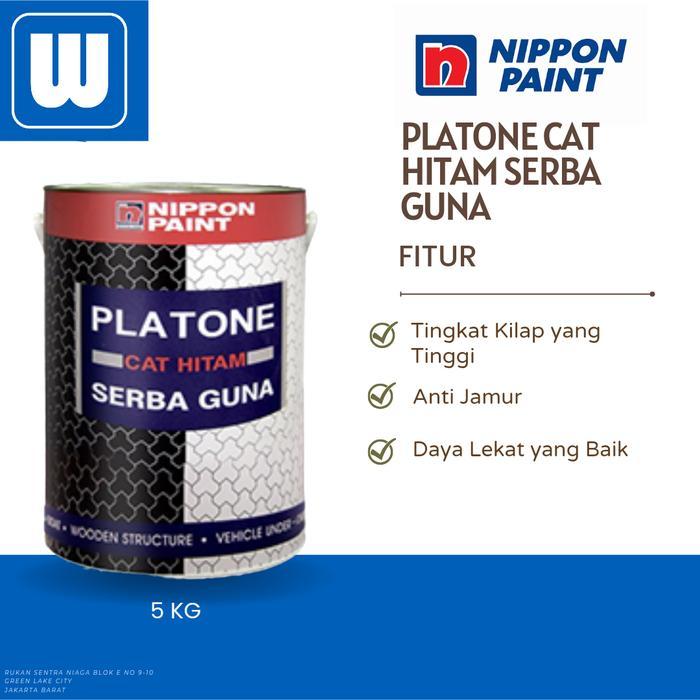 NIPPON PLATONE Cat Hitam Serbaguna (5 KG)