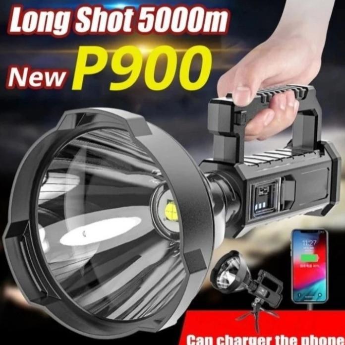 Senter sorotw591 Super Bright 90000 Lumens Big lamp LEED XHP50 USB CHARGER