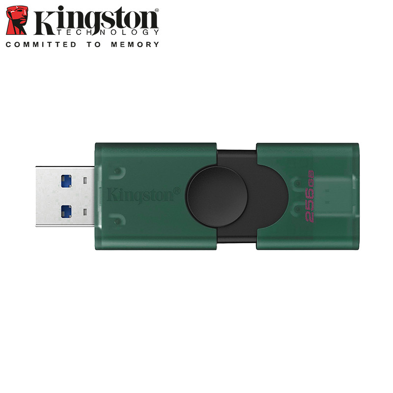 Kingston USB 3.2 Dual Type-C USB-A Flash Drive 128GB 256GB OTG Pendrive Memory Stick for iPhone 15