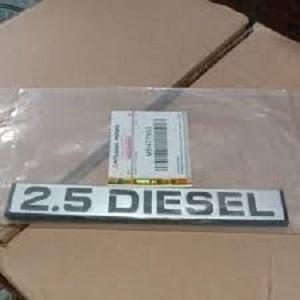 STICKER STIKER EMBLEM 2.5 DIESEL MITSUBISHI KUDA GLS GRANDIA DIAMOND 2.5 TAHUN 1998-2005 ASLI