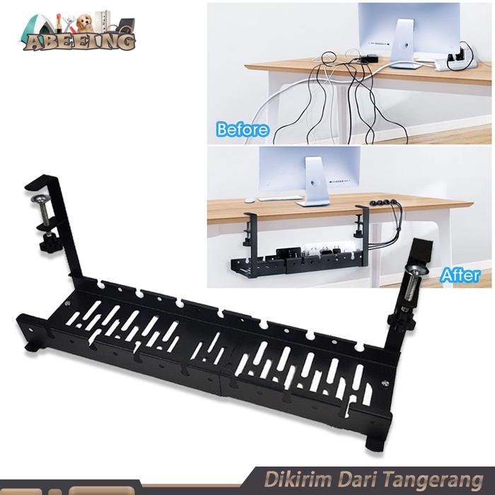 Cable Management Under Desk Rak Kabel Organizer Bahan Stainless Steel Organizer Kabel