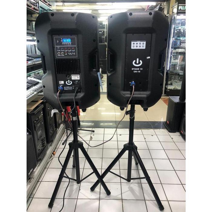 PAKET SPEAKER 15 inch BLUETOOTH CRIMSON STAGE 15