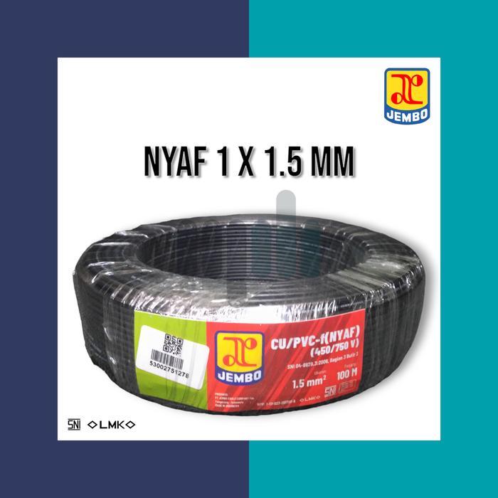 Kabel Serabut Nyaf 1X1.5 Mm Jembo, 100 Meter