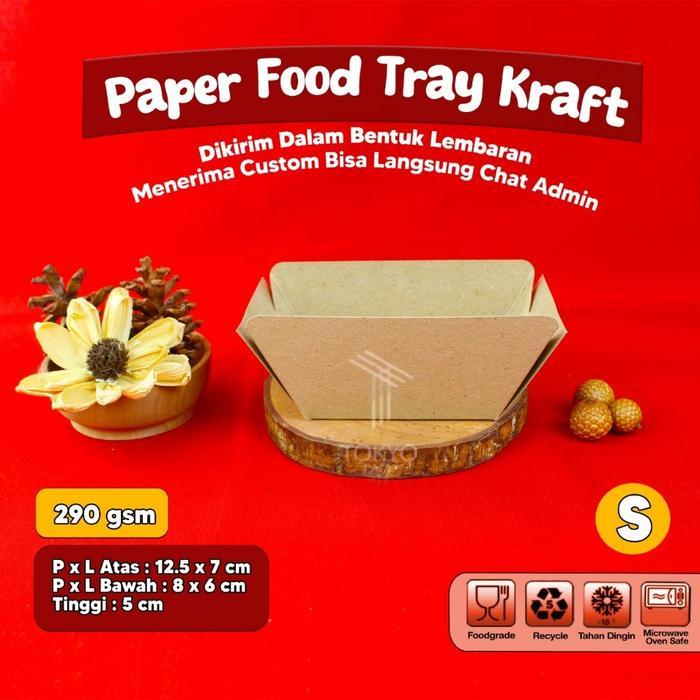 PAPER TRAY S/FOOD TRAY S LAMINASI FOODGRADE