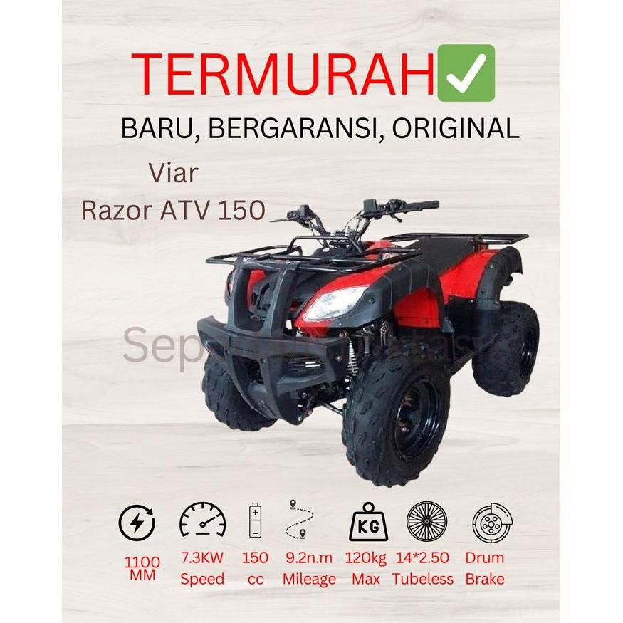 VIAR RAZOR ATV 200CC,TERMURAH,BARU,ORIGINAL DAN BERGARANSI