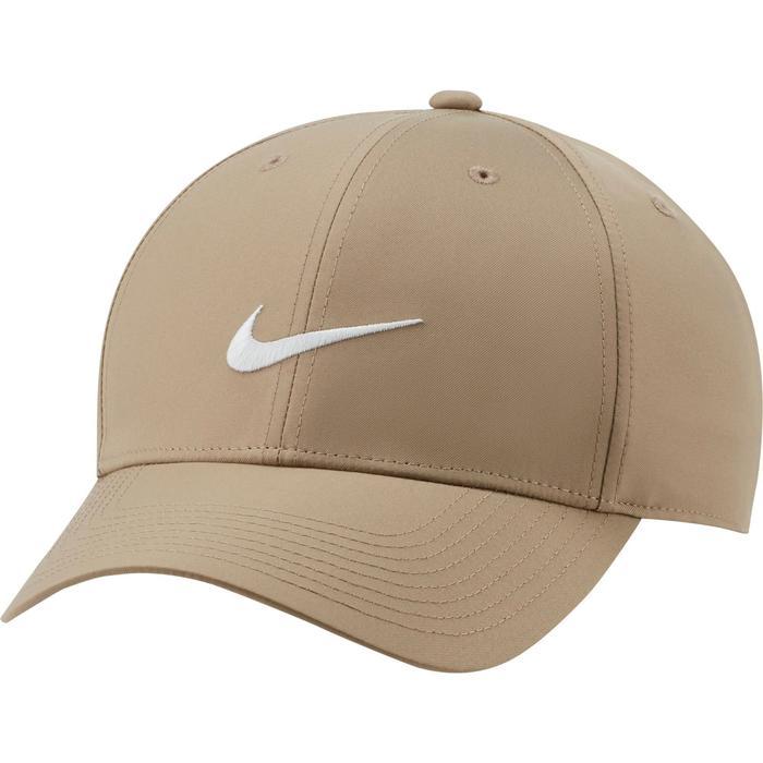 (100% ORIGINAL) NIKE Dri-FIT Club Structured Swoosh Cap Khaki/White Hat