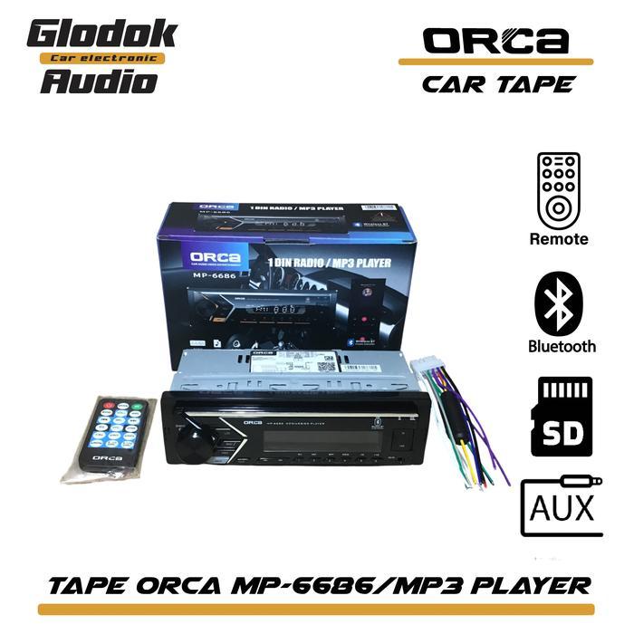 Ready Tape mobil Mp3 ORCA MP 6686 Single Din