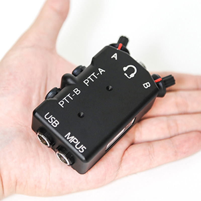 New FCS-Tactical MPU5 Standard Dual PTT Single and Dual-Channel Function CNC Metal Radio PTT for AMP