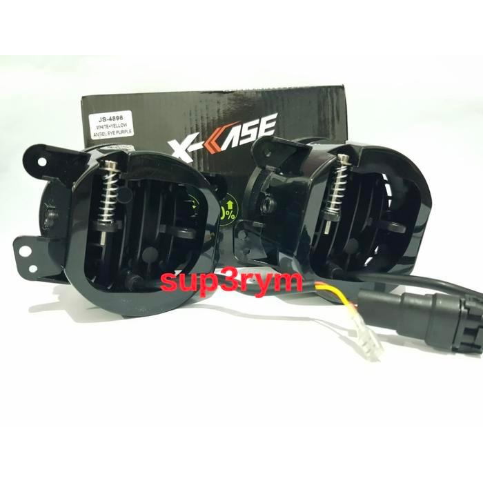 Lampu Foglamp Led Daymaker 3.5 Inch 8D Led Angel Aye Ring Senja Fog Lamp Hi Lo Jauh Dekat Pasti Ori