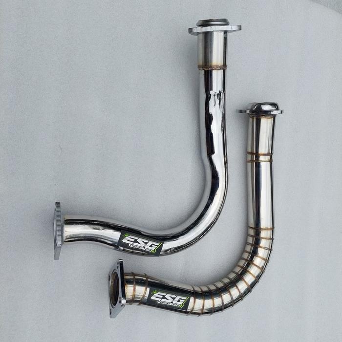 Leher Angsa Knalpot Truk Canter Double Dan Engkel