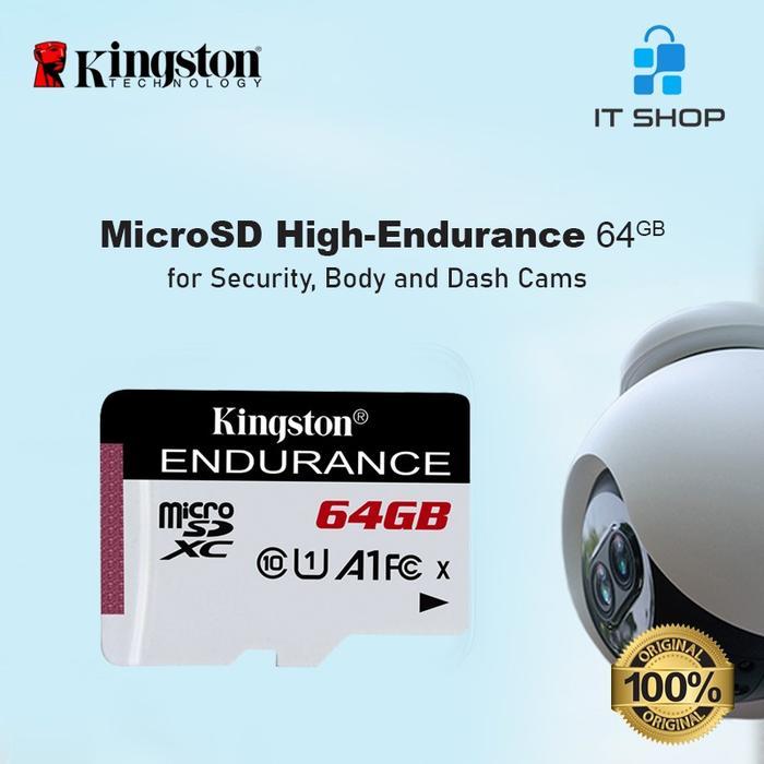 Kingston MicroSD Card High Endurance - 64GB