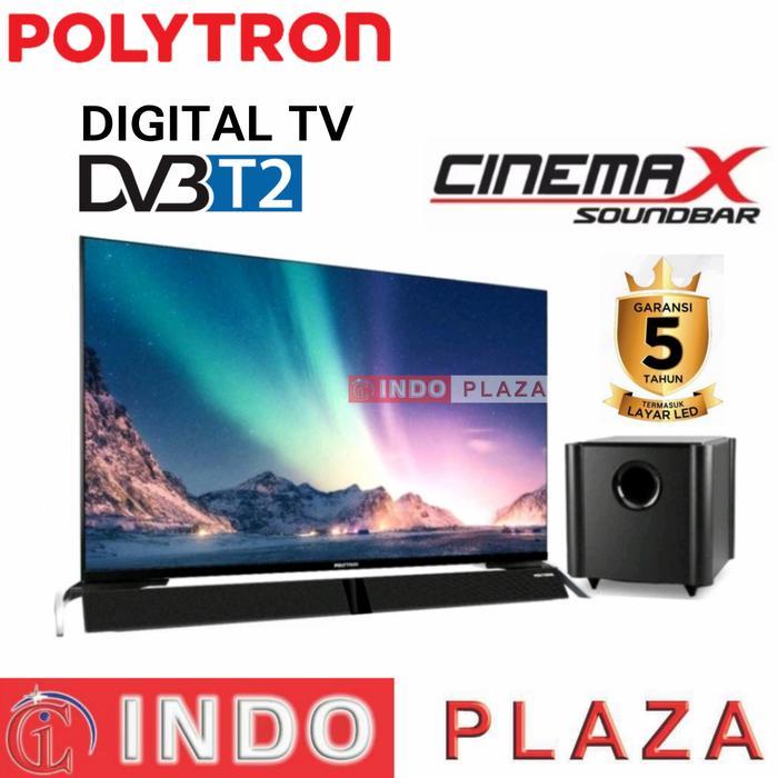 TV POLYTRON 39 / 40 Inch PLD-40BS8953 / BV8958 DIGITAL CINEMAX SOUNDBAR - DIKIRIM SELLER