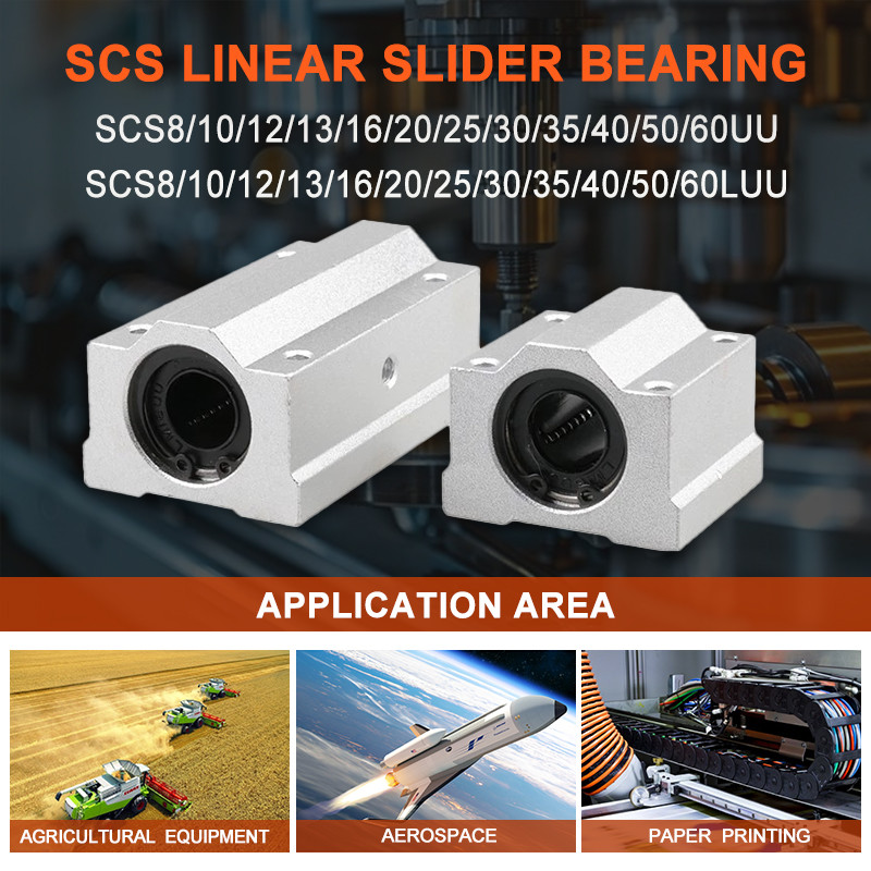 1pc SC30UU SCS30UU 30mm Linear Ball Bearing Block Router Linear Unit Linear Shaft 3D Printer Parts