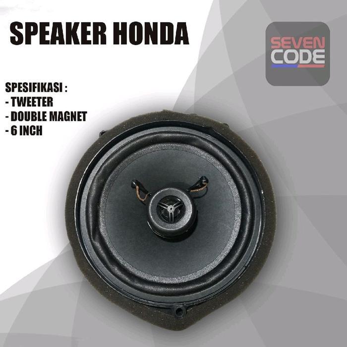 HIFI SUBWOOFER BASS TWEETER + DOUBLE MAGNET 6 INCH UNTUK MOBIL HONDA MOBILIO JAZZ SPEAKER HONDA