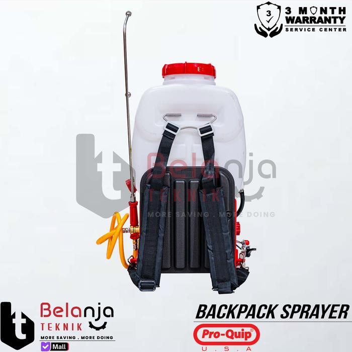 Mesin Semprot Hama Bensin QBS150T Proquip Backpack Sprayer 2 Tak Tangki 15L QBS 150 T Double Chamber