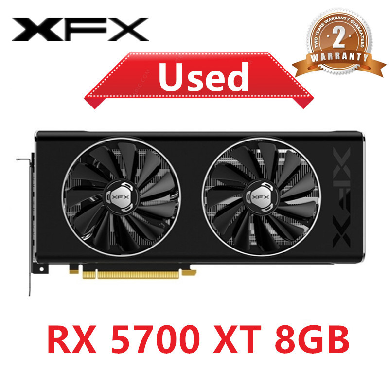XFX RX 5700XT RX5700 XT 8GB Office Graphics Card GPU AMD RadeonRX 5700XT Video Cards Desktop PC