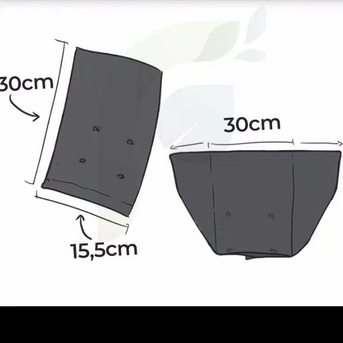 POLYBAG POLY BAG 1KG PER KILO KILOAN 30X30 40X40 50X50