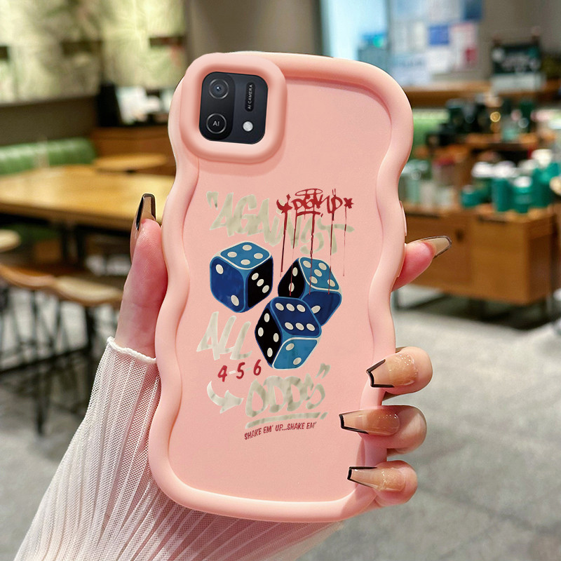 Casing Untuk OPPO A16K A16E Case Casing pola robot Kasing Kesing Cesing HP Kasing Macaron Silikon So