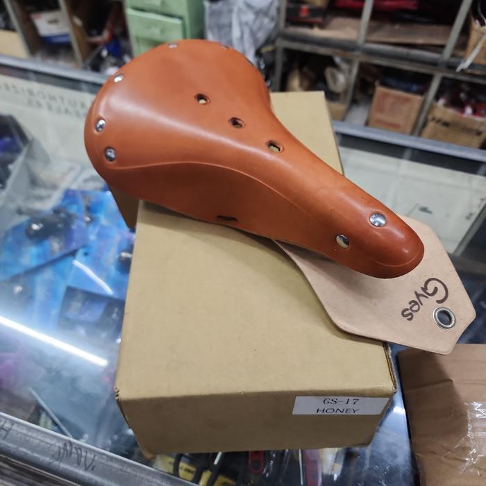 Sadel Gyes Original Kulit Asli Gs 17 Honey Classic - Gyes Taiwan