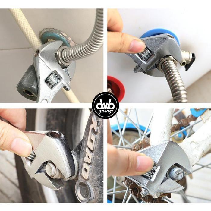 Kunci Inggris 6/8/10/12 Inch Forged Carbon Steel Adjustable Premium