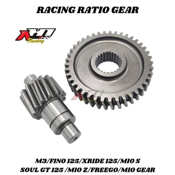 Gear Gigi Ratio Rasio Mio M3 Fino 125 Xride 125 Soul Gt 125 Mio S Mio Z Mio Gear Freego Dll Ah1